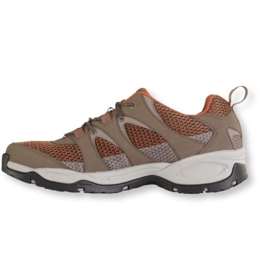 LL Bean Mens Rocky Coast Multisport Shoe Sz 11.5 M Green Orange‎ Hiking Trail 2